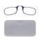 ThinOptics Universal Pod Rectangular Reading Glasses Purple FramesWhite Case 15 x