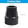 Bonsicoky 2 Pack Rubber Cane Tips 1 Inch Black