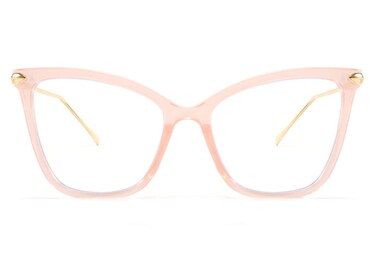 FEISEDY Oversized Cat Eye Glasses Frame Blue Light Blocking Eyewear for Women B2589