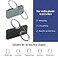 DXYXYO Armless Reading Glasses Clip on Nose 2 Pack Mini Thin Readers 10