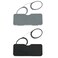 DXYXYO Armless Reading Glasses Clip on Nose 2 Pack Mini Thin Readers 10