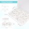 LCFALO 6 Pack Contact Lens Case contacts lenses travel clear bulk organizer cases with stick tool set