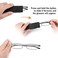 REAVEE Folding Reading Glasses for Men Women Ultra Thin Blue Light Blocking Anti UVEyestrain Computer TR90 Slim Foldable Portable Readers with Compact Flat Case Grey 35
