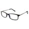 Foster Grant Mens Kramer Rectangle Blue Light Reading Glasses Matte Black