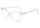 FEISEDY Crystal Cat Eye Glasses Frame Blue Light Blocking Computer Eyewear B2500