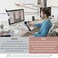 OPTOFENDY Progressive Multifocal Reading Glasses for Women Men Square Blue Light Blocking Computer Readers Light Brown