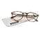 Foster Grant McKay Round Multi Focus Progressive Reading Glasses Brown