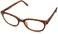Foster Grant Womens Sheila Rectangle Reading Glasses Matte Tortoise 15
