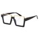 Mirkcittle Oversized Blue Light Blocking Glasses for Women Men Fashion Clear Frame Square Computer EyeglassesBlack Frame