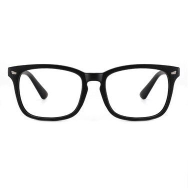 Cyxus Blue Light Glasses for Men Computer Glasses UV Blocking TR90 Square Frame Clear Lens Ultra Light Eyewear Relieve Eye Strain