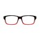 Hyper X Gaming Eyewear Light Blocking Glasses UV Protection Durable Acetate Frame Crystal Clear Lenses Microfiber Pouch Hardshell Case Square Eyewear Frame Red