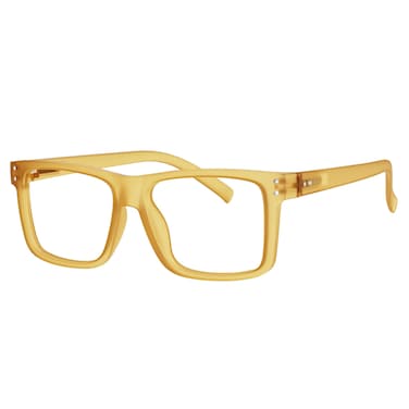 Eyekepper Yellow Reading Glasses 20 Oversized Readers for Women Men