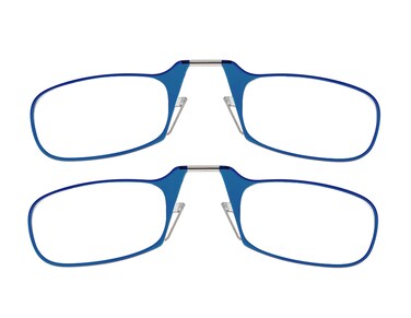 ThinOptics Readers Rectangular Reading Glasses 2 PackBlue 44mm 1