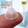 MEDca Hearing Aid Standard Receiver Tulip Domes Compatible with GN Resound Sure Fit 20Pcs Universal Invisible Tip Replacement Ear Domes for BTE PSAP Hearing Amplifiers and Open Fit Models Clear