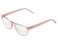 Kate Spade New York Womens Evie Blue Light Readers Rectangular Reading Glasses PinkDemo Lens 51mm 18mm 25