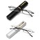 Viseng Slim Mini Metal Reading Glasses Compact Lightweight Portable Readers with Glasses Case for Reading CaseBlackSilver15