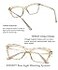 FEISEDY Crystal Cat Eye Glasses Frame Blue Light Blocking Computer Eyewear B2500