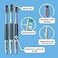 Reach Advanced Design Soft Bristle Toothbrush with Toothbrush Caps 6 Count