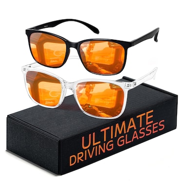 TIJN Blue Light Blocking Glasses for Men Women Classic Square Eyeglasses
