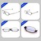 GOOSEN 3Pack Reading Glasses Men Women Pocket Wallet Purse Compact Hard Cases Folding Readers Blue light Glasses Spring Hinge 15 x