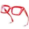 VISOONE Cat Eye Cherry Red Blue Light Glasses TR90 Fatigue Relief Women Calida