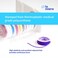 LA MIERE Orthodontic Braces Rubber Chains Braces Power Chains consisted force in closed short long 15 spools closed 011325mm Deep purple