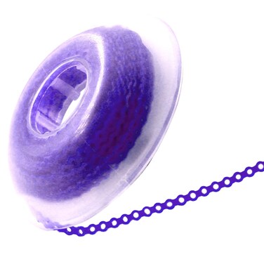 LA MIERE Orthodontic Braces Rubber Chains Braces Power Chains consisted force in closed short long 15 spools closed 011325mm Deep purple