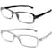 DOOViC 2 Pack Readers Blue Light Blocking Reading Glasses 175 Flexible Lightweight Computer Reading Glasses for Women Men