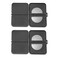 OKH 2pack Stickon Bifocal Lenses Reader Adhesive Magnifying Reading Lenses for Glasses Goggles 175 Diopters