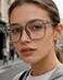 PANNER 2Pack Oversized Blue Light Blocking Glasses for Women Men Square Computer Eyeglasses Reduce EyestrainTransparent GreyApricot