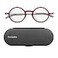 ThinOptics Unisex Adult Glasses Reading Regular Case Round Red 200 US