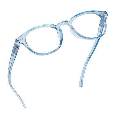 Readerest 175 Round Blue Light Reading Glasses Computer Glasses Eye Strain UV Glare Protection BlueClear