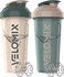 VELOMIX 2 Pack 28oz Protein Shaker Bottle for Protein Mixes BlueBeige