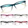 SIGVAN Ladies Reading Glasses Blue Light Blocking Spring Hinge Fashion Pattern Print Eyeglasses for Women Multicolour 1 175