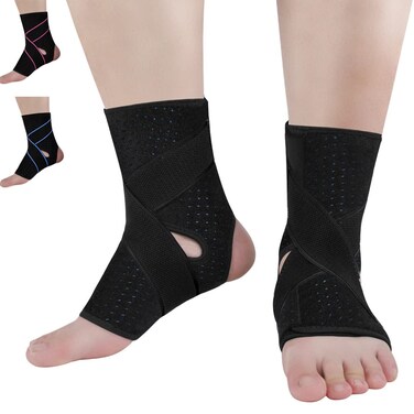 Vinaco 2 pack Ankle Brace with adustable compression for Sprained Ankle