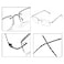 MIRYEA Photochromic Progressive Multifocal Computer Reading Glasses Anti UV Sun Readers