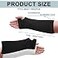Boao 8 Pcs Arm Cast Covers Sleeve Elastic Breathable Black Classic