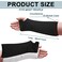 Boao 8 Pcs Arm Cast Covers Sleeve Elastic Breathable Black Classic