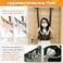 Mybow Back Stretcher Lumbar Traction Device Spinal Decompression Machine Lumbar Belt for Lower Back Pain Relief Sciatica Herniated Disc Back Alignment Device Hang Upside Down Stretch Back Harness S 34