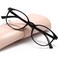 miyya Blue Light Blocking Glasses with Protective Case Round Transparent Frames for Comfort Eye Strain Relief