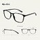 Opulize Max Reading Glasses 2 pack Classic Large Rectangular Frame Matt Black Brown Mens Womens Unisex Spring Hinges RR7812 250