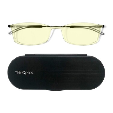 ThinOptics Frontpage BlueLight Blocking Computer Reading Glasses and Milano Aluminum Case