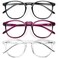 IBOANN Blue Light Blocking Glasses for Women 3 Pack