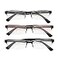 Foster Grant Mens Pete 3Pack Rectangle Reading Glasses BlackBrown 175