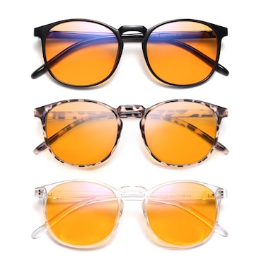 IBOANN Blue Light Blocking Glasses for Women 3 Pack