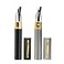 prtcslwd 2 Pack Mini Slim Reading Glasses Spring Hinge Metal Reading Aid Unisex Visual Aid with Case 2 Packblackgray 25