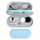 MUDOR 2 in 1 Glasses and Contact Lens Case Double Sided Design Blue2