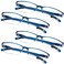 TERAISE Anti UV Reading Glasses 4 Pairs Blue Light Blocking Reader Womens Mens 200X