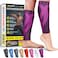 BLITZU Calf Compression Sleeves Footless Compression Socks for Men Women