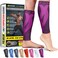 BLITZU Calf Compression Sleeves Footless Compression Socks for Men Women